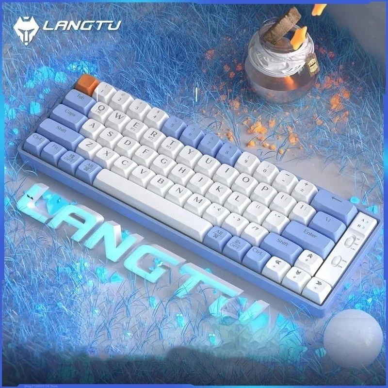 Langtu Gk65 Mechanical Keyboard 2.4g Wireless Bluetooth 3-mode Keyboard Hot Swappable Commercial Office Game Keyboard Gift
Langtu Gk65 Mechanical Keyboard 2.4g Wireless Bluetooth 3-mode Keyboard Hot Swappable Commercial Office Game Keyboard Gift