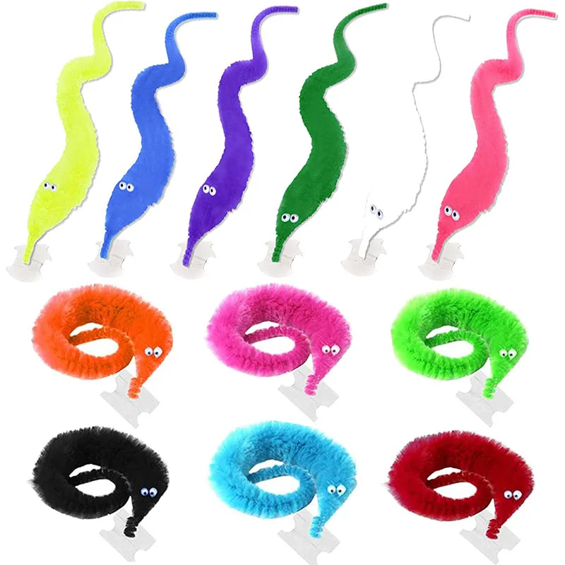 5/10Pcs Twisty Worm Magic Toys Party Favors Fuzzy Worm On String Christmas Halloween Wizard New Strange Trick Toys For Kids
5/10Pcs Twisty Worm Magic Toys Party Favors Fuzzy Worm On String Christmas Halloween Wizard New Strange Trick Toys For Kids