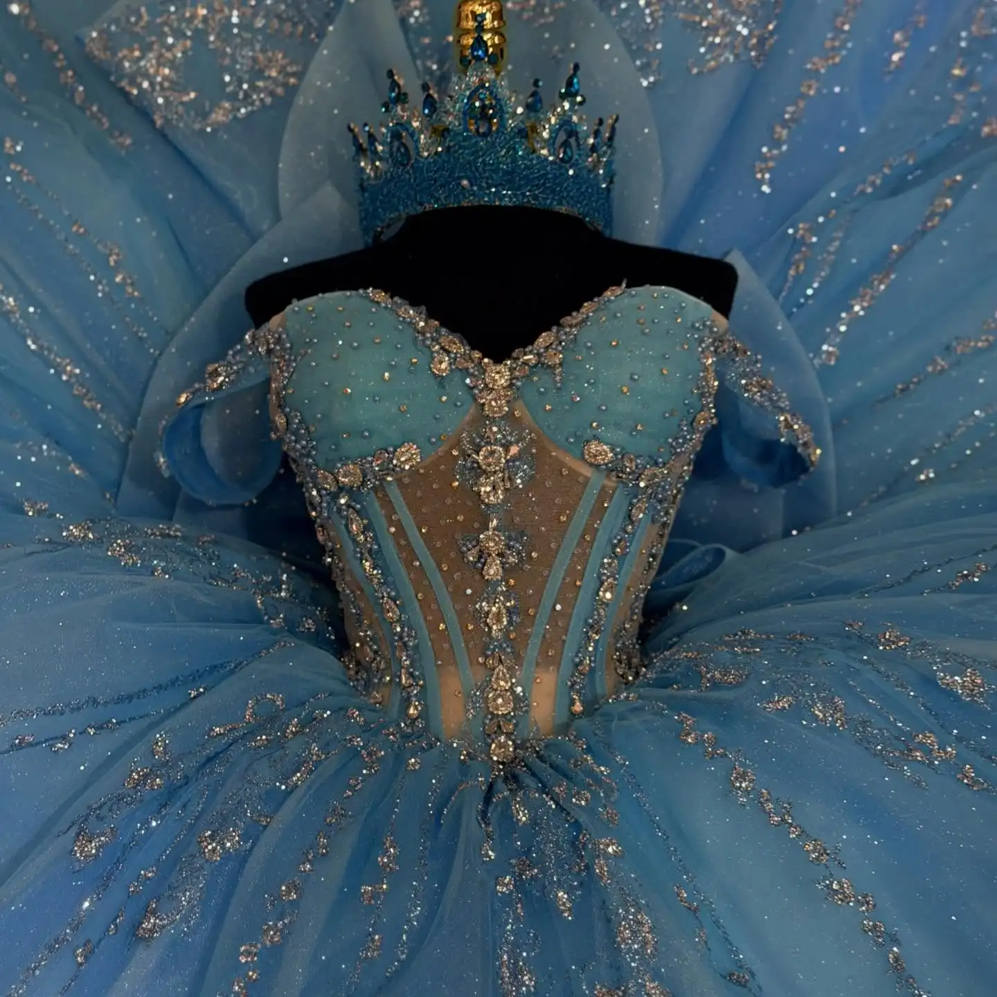 Blue Quinceanera Dress Sweet 15 Dresses Quinceanera Off the Shoulder Puffy Gown vestidos de quinceañera vestido de 15 años
Blue Quinceanera Dress Sweet 15 Dresses Quinceanera Off the Shoulder Puffy Gown vestidos de quinceañera vestido de 15 años