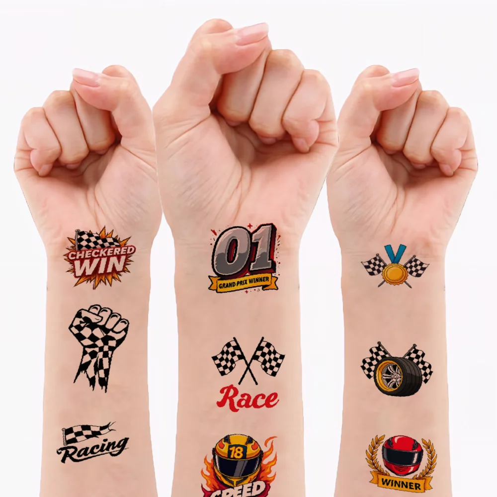 108 шт., временные татуировки, наклейки на скорость, водонепроницаемые долговечные наклейки для тела, гоночные наклейки для рук, мужчин 
108 шт., временные татуировки, наклейки на скорость, водонепроницаемые долговечные наклейки для тела, гоночные наклейки для рук, мужчин
