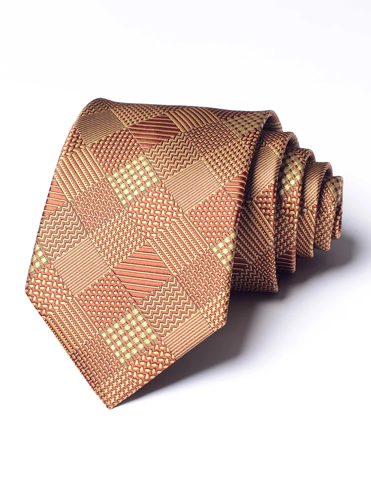 High Quality Khaki Geometric Grid Pattern Tie For Men's Fashion Business Banquet Shirt Accessories 8CM Wide Version Cravat
High Quality Khaki Geometric Grid Pattern Tie For Men's Fashion Business Banquet Shirt Accessories 8CM Wide Version Cravat