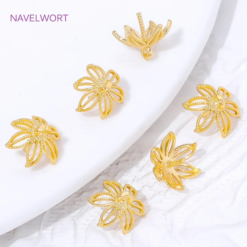 18K Gold Plated Flower Beads Cap For Pearl Beads Pendant,Brass End Bead Caps With Pearl Base,DIY Jewelry Making Accessories
18K Gold Plated Flower Beads Cap For Pearl Beads Pendant,Brass End Bead Caps With Pearl Base,DIY Jewelry Making Accessories