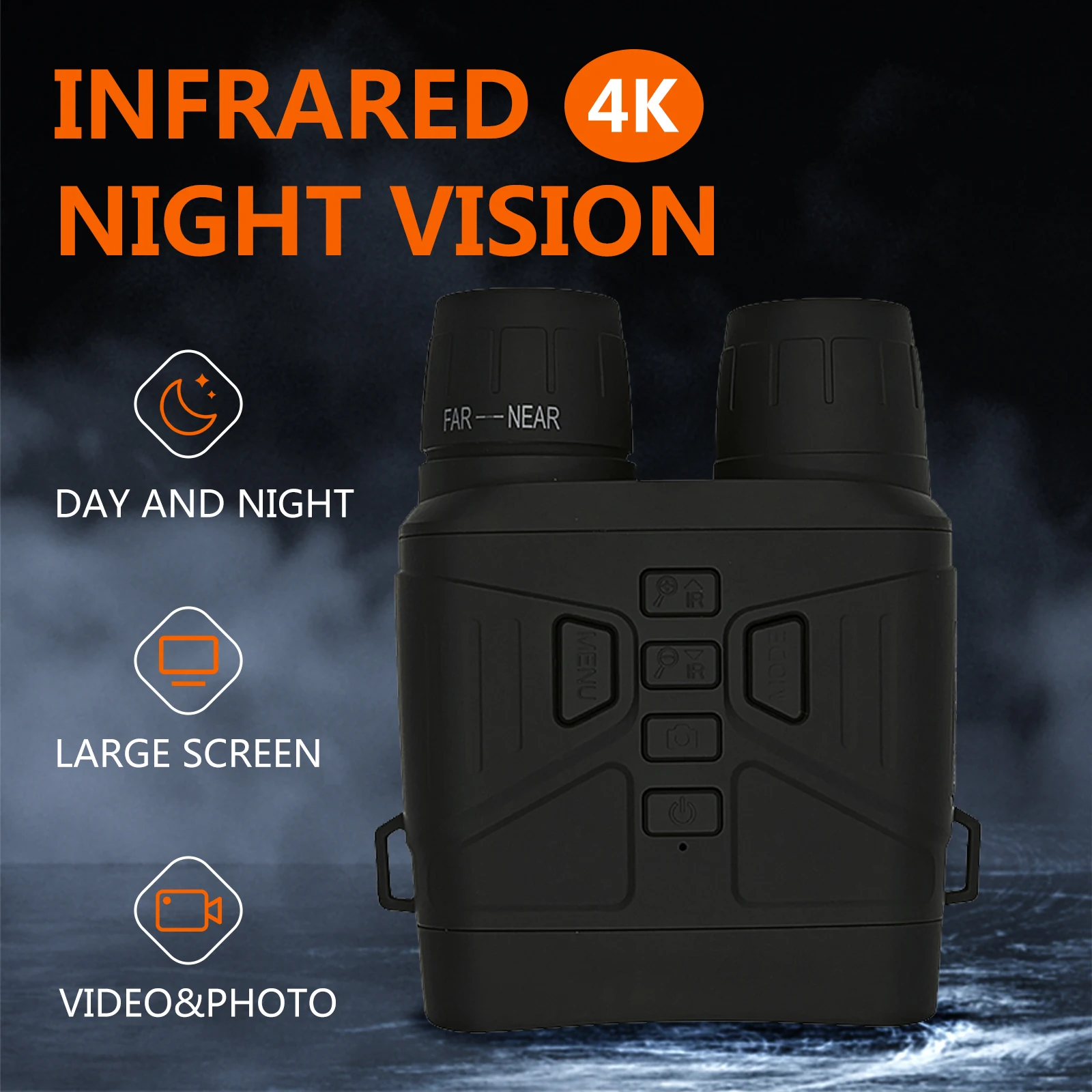 Fargarloo Night Vision Binoculars for Adults, 5K HD Video & 60MP Photos, 3'' Display, 5X Zoom, Rechargeable Night Vision Goggles with 32GB TF Card for Hunting, Camping and Wildlife Watching
Fargarloo Night Vision Binoculars for Adults, 5K HD Video & 60MP Photos, 3'' Display, 5X Zoom, Rechargeable Night Vision Goggles with 32GB TF Card for Hunting, Camping and Wildlife Watching
