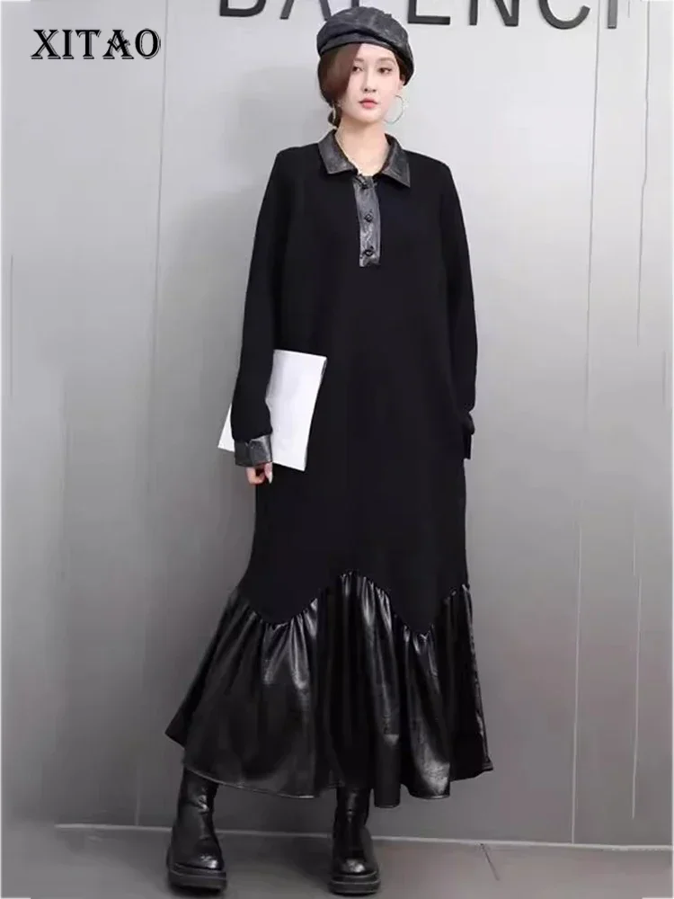 XITAO Solid Color Patchwork Mesh Female Dress Casual Loose A-line Ankle-length Long Sleeve Fish Tail Spring Women Dress GMM1016
XITAO Solid Color Patchwork Mesh Female Dress Casual Loose A-line Ankle-length Long Sleeve Fish Tail Spring Women Dress GMM1016