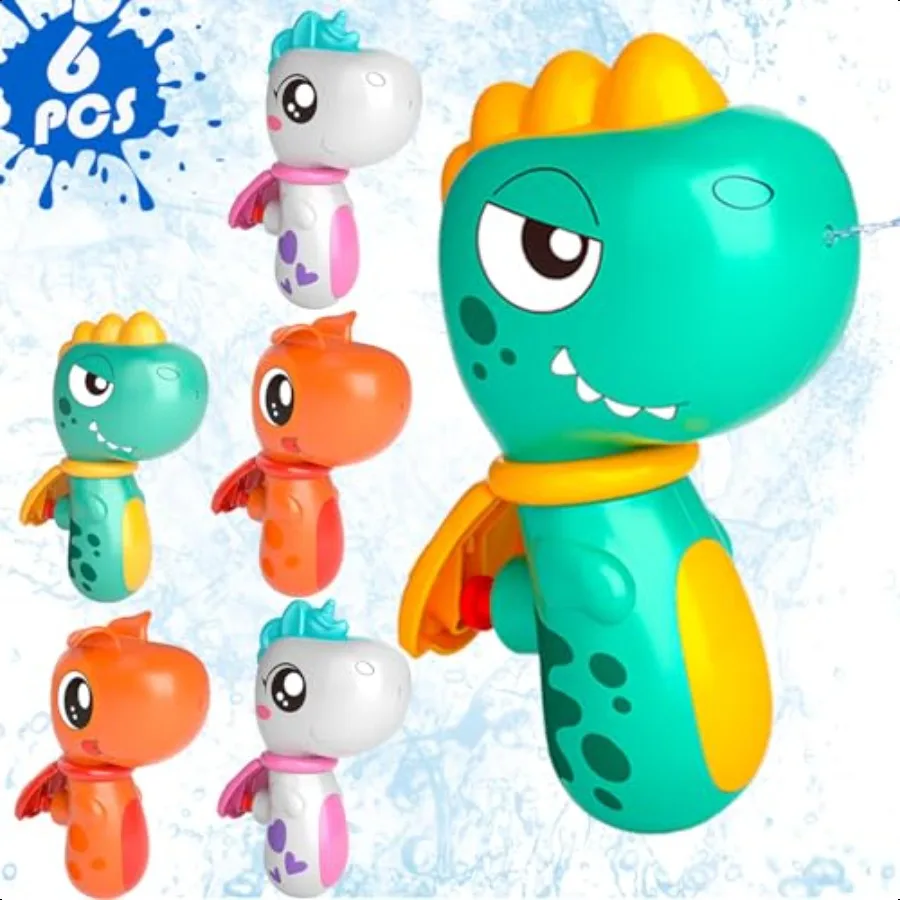 6 Pack Animal Water Gun for Mini Squirt Gun Water Blaster Soaker Toys Dinosaur Dog Shape Small Water Pistol Gun for Summer Out
6 Pack Animal Water Gun for Mini Squirt Gun Water Blaster Soaker Toys Dinosaur Dog Shape Small Water Pistol Gun for Summer Out