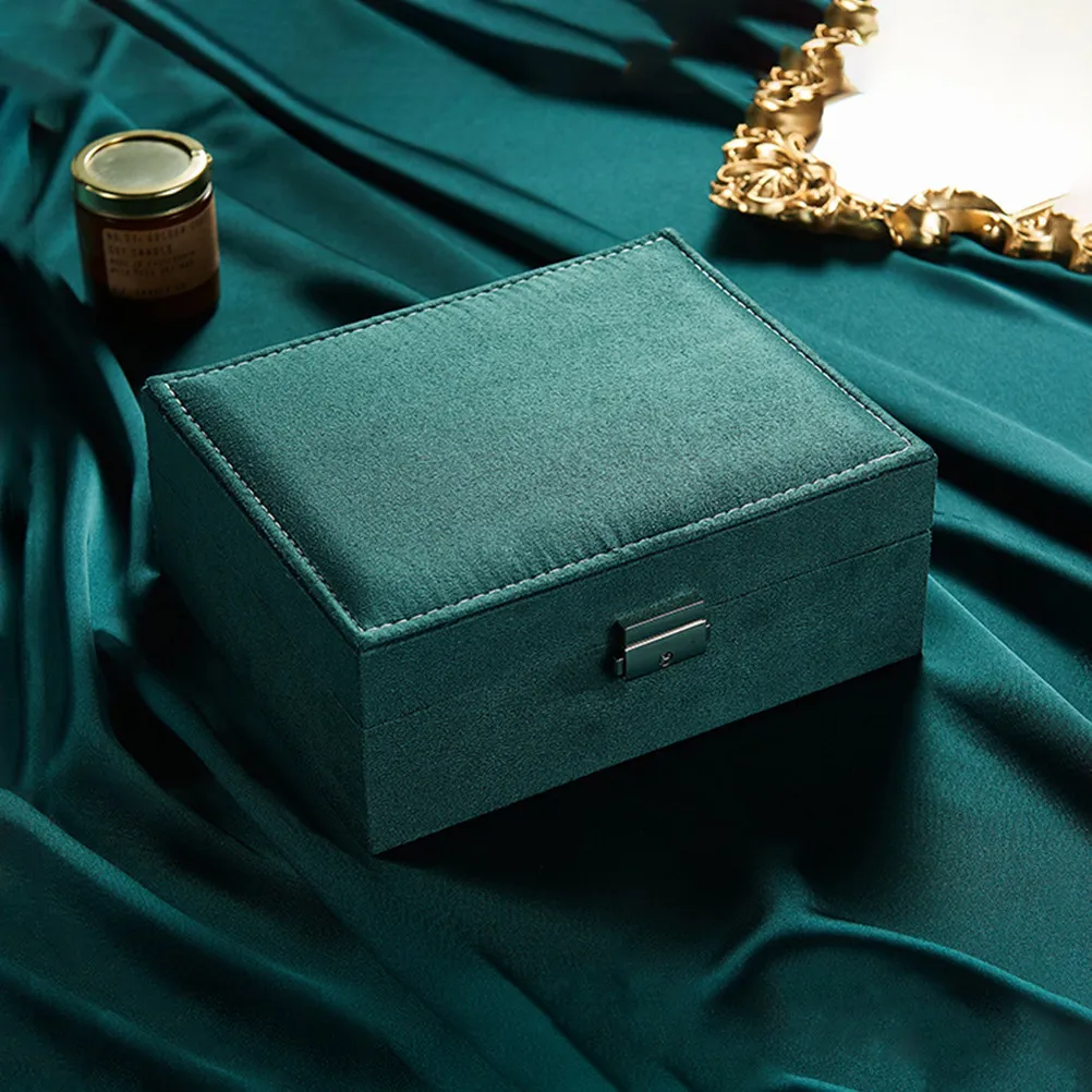 2-Layer Jewelry Organizer Box Travel Jewelry Storage Case for Rings Necklaces Earrings Cufflinks Large Capacity
2-Layer Jewelry Organizer Box Travel Jewelry Storage Case for Rings Necklaces Earrings Cufflinks Large Capacity