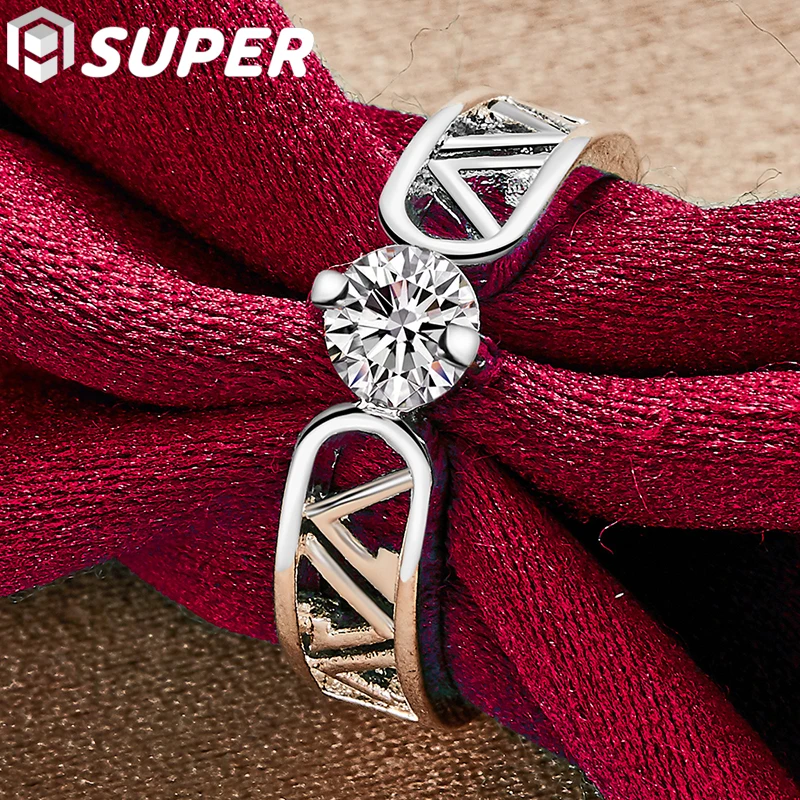 925 Sterling Silver Round Aaa Zircon Letter V Ring For Man Women Fashion Wedding Engagement Party Gift Charm Jewelry
925 Sterling Silver Round Aaa Zircon Letter V Ring For Man Women Fashion Wedding Engagement Party Gift Charm Jewelry