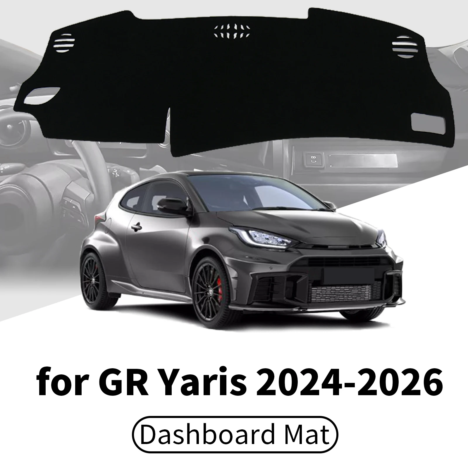 for GR Yaris 2024 2025 2026 Car Dashboard Cover Dashmat Sunshade Anti‑UV Anti‑Glare Dash Mat Interior Accessories
for GR Yaris 2024 2025 2026 Car Dashboard Cover Dashmat Sunshade Anti‑UV Anti‑Glare Dash Mat Interior Accessories
