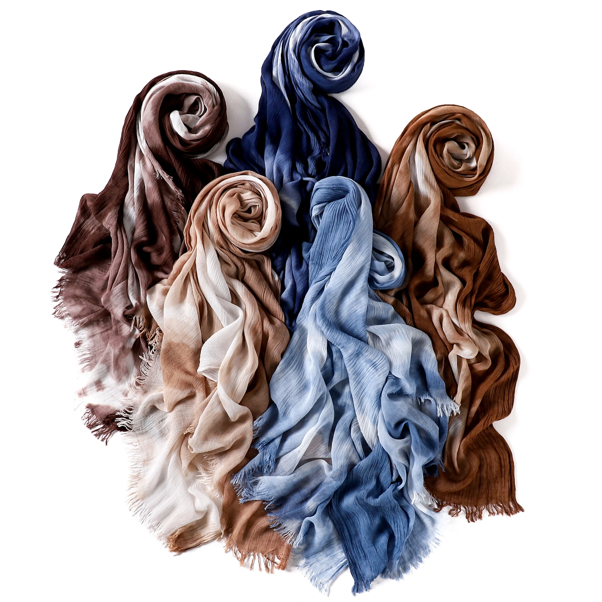 New Big Size Muslim Shawls Rayon Hijab Head Scarf Wraps Women Tie Dye Gradient Spring Fashion Lightweight Viscose Hijab Scarves
New Big Size Muslim Shawls Rayon Hijab Head Scarf Wraps Women Tie Dye Gradient Spring Fashion Lightweight Viscose Hijab Scarves