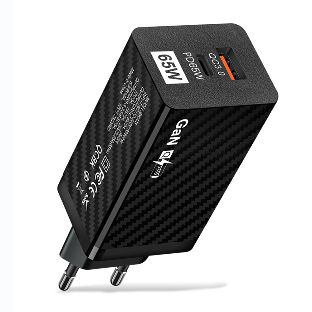 Зарядное устройство AIXXCO 65 Вт USB-C, GaN, углеродное волокно, быстрая зарядка QC 3,0, PD USB-C, для iPhone 12 Pro Max, Macbook 
Зарядное устройство AIXXCO 65 Вт USB-C, GaN, углеродное волокно, быстрая зарядка QC 3,0, PD USB-C, для iPhone 12 Pro Max, Macbook