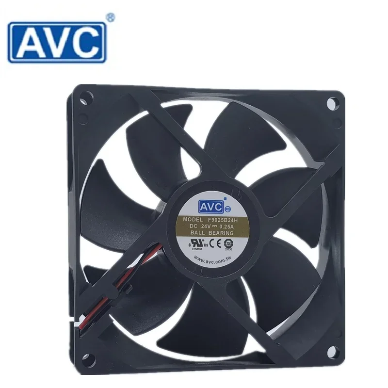 +New 9cm for AVC F9025B24H 24V 0.25 9025 inverter chassis power cooling fan2-pack
+New 9cm for AVC F9025B24H 24V 0.25 9025 inverter chassis power cooling fan2-pack