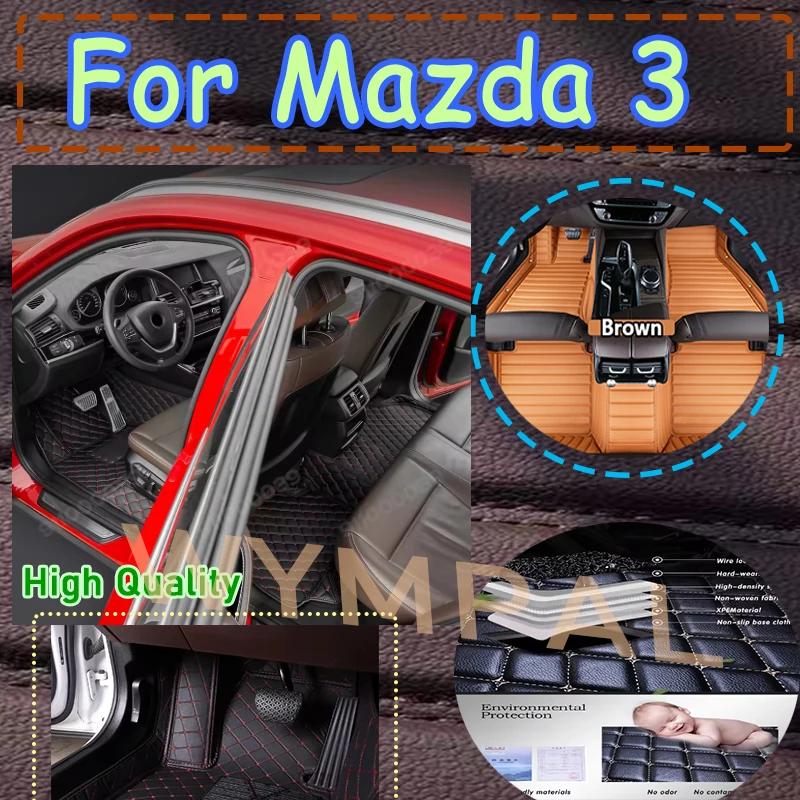 Luxury Car Floor Mats For Mazda 3 2019 2018 2017-2014 Axela Covers Auto Waterproof Foot Pads Interior Carpets Accessories
Luxury Car Floor Mats For Mazda 3 2019 2018 2017-2014 Axela Covers Auto Waterproof Foot Pads Interior Carpets Accessories