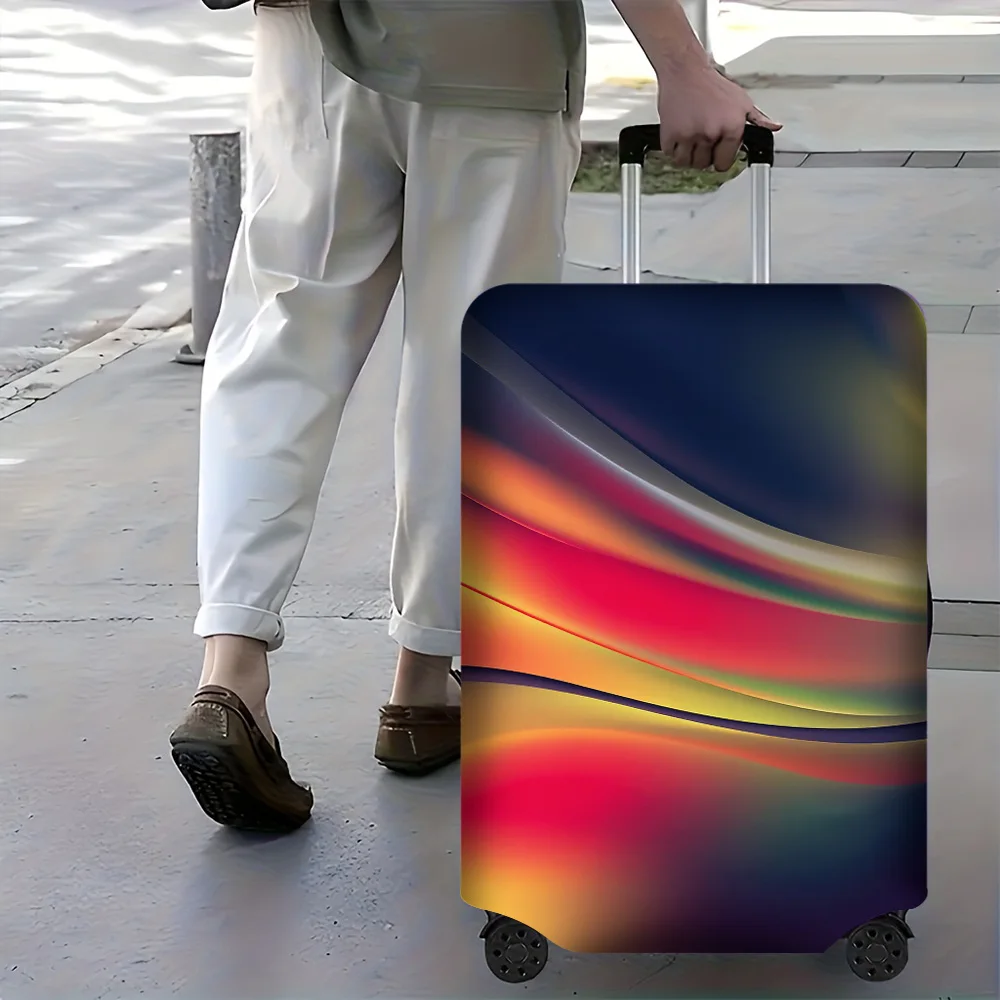 1-Piece Vibrant Abstract Wave luggage cover for luggage covers 18 – 32 Inches; a dustproof, stretchy travel accessory with fl
1-Piece Vibrant Abstract Wave luggage cover for luggage covers 18 – 32 Inches; a dustproof, stretchy travel accessory with fl