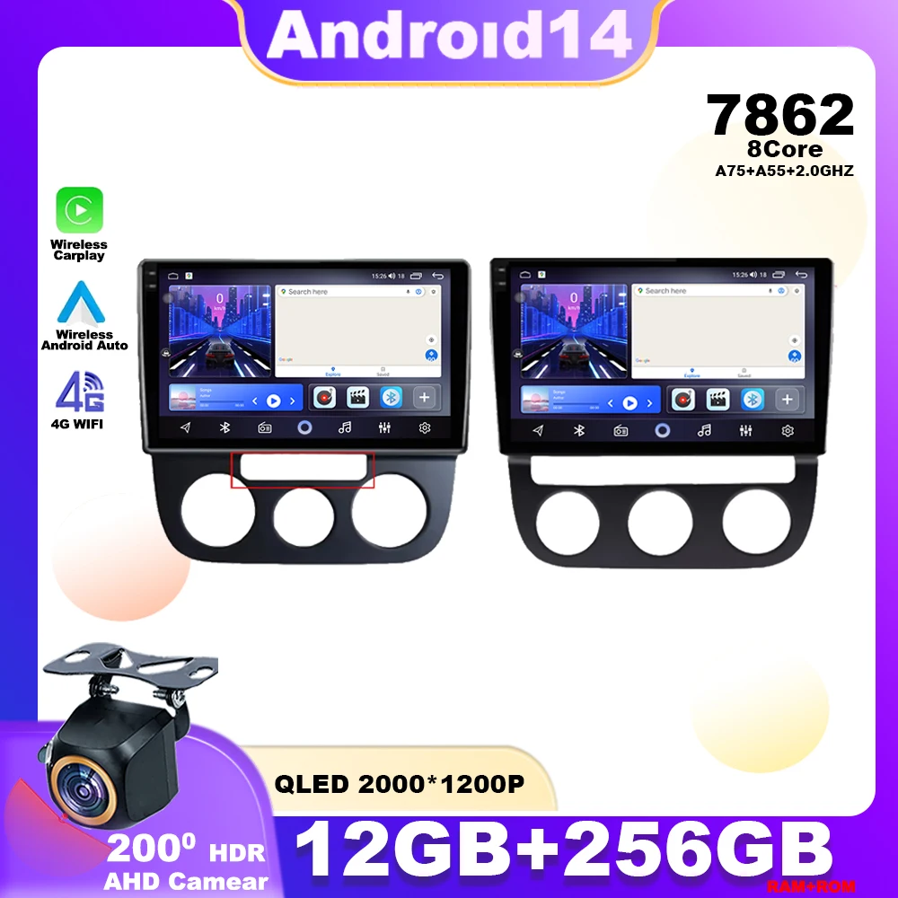 Android 14 For Volkswagen Jetta 5 2005 - 2010 accessory Car Radio Player Multimedia Navigation GPS Carplay Screen QLED Head Unit
Android 14 For Volkswagen Jetta 5 2005 - 2010 accessory Car Radio Player Multimedia Navigation GPS Carplay Screen QLED Head Unit