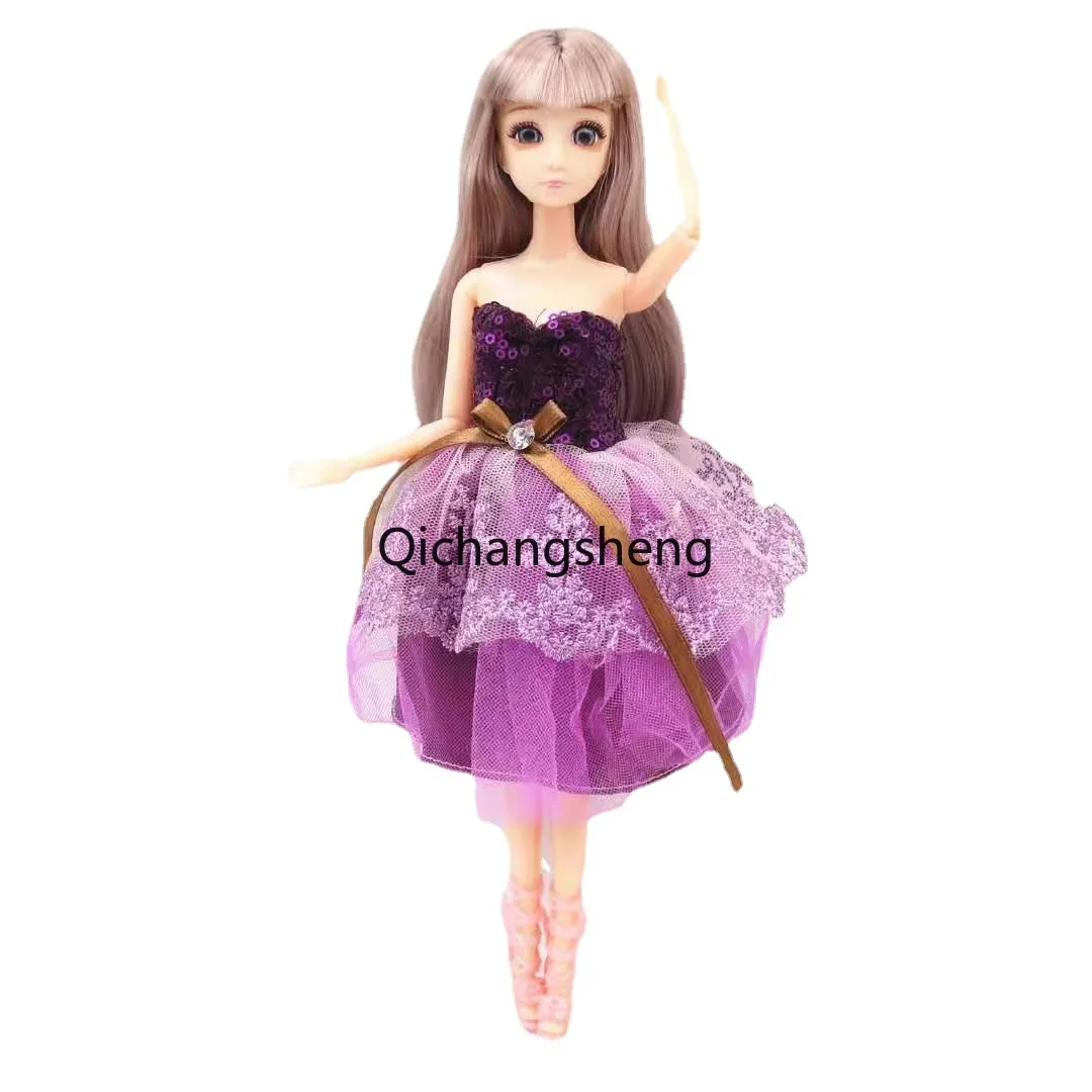 Fashion Purple Sequin Lace Little Dress for Barbie Doll Clothes Outfits Princess Party Gown 1/6 BJD Dollhouse Accessory Toy Gift
Fashion Purple Sequin Lace Little Dress for Barbie Doll Clothes Outfits Princess Party Gown 1/6 BJD Dollhouse Accessory Toy Gift