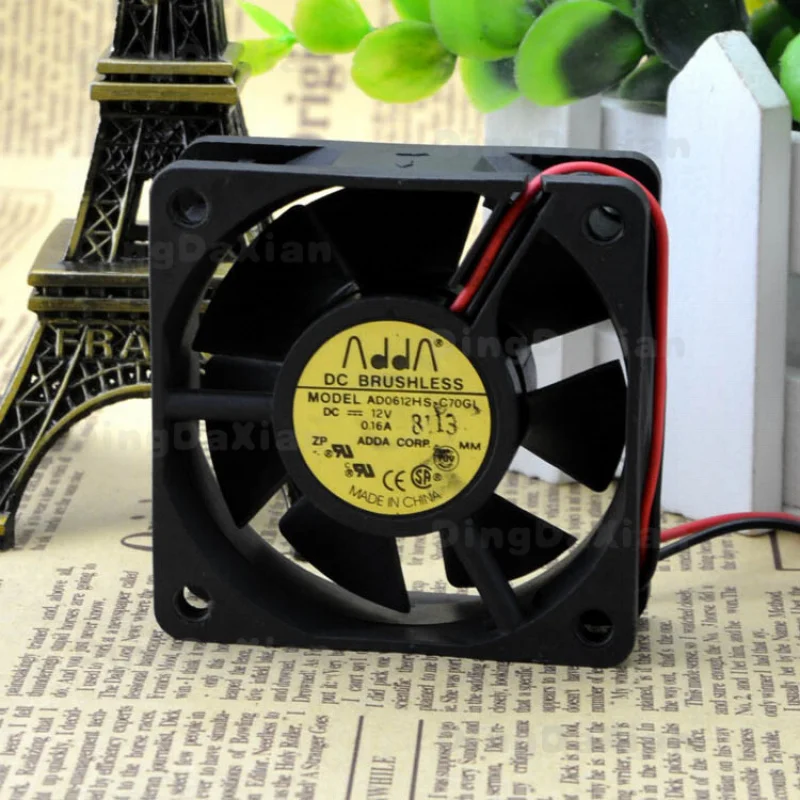 D 1 pcs 12V 0.16A 6020 6CM Chassis Cooling Fan For ADDA AD0612HS-C70GL Oil Bearing
D 1 pcs 12V 0.16A 6020 6CM Chassis Cooling Fan For ADDA AD0612HS-C70GL Oil Bearing