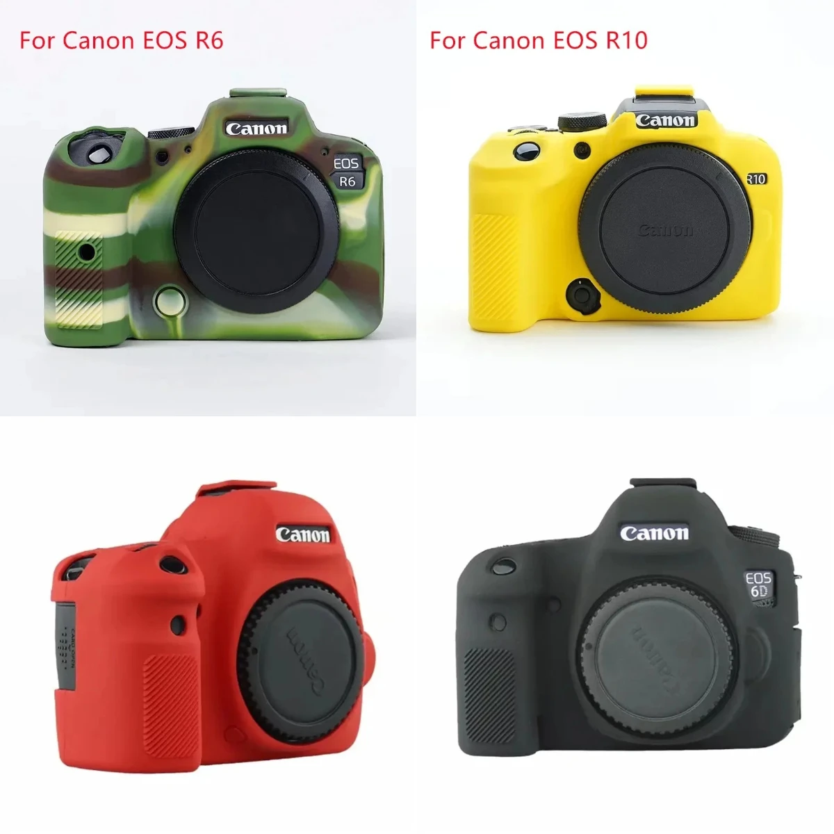 Anti-Slip Silicone Skin for Canon EOS 5D Mark III IV 5D2 5D3 5D4 6DII 6D2 7DII 7D2 77D 600D 700D - Easy Grip & Protection
Anti-Slip Silicone Skin for Canon EOS 5D Mark III IV 5D2 5D3 5D4 6DII 6D2 7DII 7D2 77D 600D 700D - Easy Grip & Protection