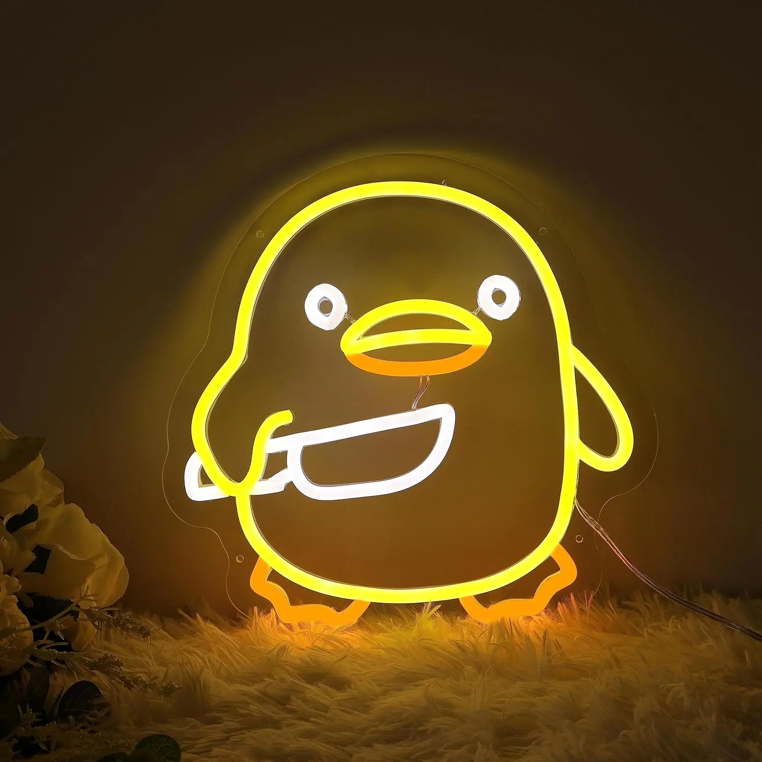 Duck Neon Sign LED Neon Light Knife Sign for Game Room Wall Decor Duck Light Up Signs for Kids Bedroom Game Room Birthday Decor
Duck Neon Sign LED Neon Light Knife Sign for Game Room Wall Decor Duck Light Up Signs for Kids Bedroom Game Room Birthday Decor