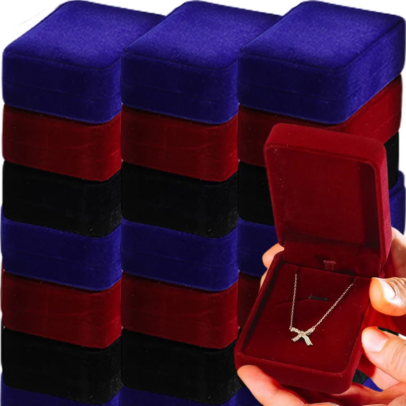 Black Red Velvet Wedding Bride Jewelry Necklace Pendant Box Gift Colar Earrings Trinket Display Case Holder Organizer Wholesale
Black Red Velvet Wedding Bride Jewelry Necklace Pendant Box Gift Colar Earrings Trinket Display Case Holder Organizer Wholesale