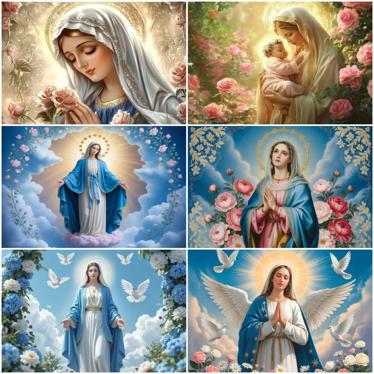 Virgin Mary Background God Bless Baptism Home Decorations Backdrop Baby Shower Supplies Studio Photography Photo Banner Props
Virgin Mary Background God Bless Baptism Home Decorations Backdrop Baby Shower Supplies Studio Photography Photo Banner Props