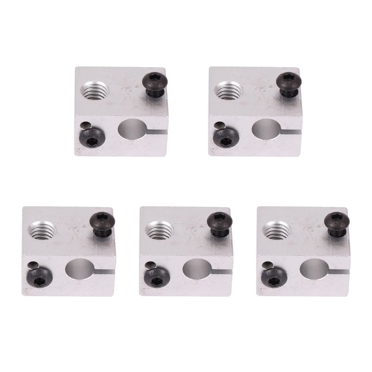 5pcs 3D End Heater Aluminum Alloy E3dv6 Hot End M5 3D Printer Heating Block Aluminum Heating Block Hole Silver Practical Use
5pcs 3D End Heater Aluminum Alloy E3dv6 Hot End M5 3D Printer Heating Block Aluminum Heating Block Hole Silver Practical Use