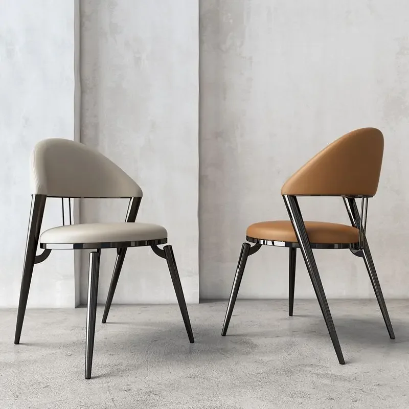 Italian light luxury dining chairs, minimalist modern backrest chairs for home use, restaurant designer, high-end Instagram dini
Italian light luxury dining chairs, minimalist modern backrest chairs for home use, restaurant designer, high-end Instagram dini