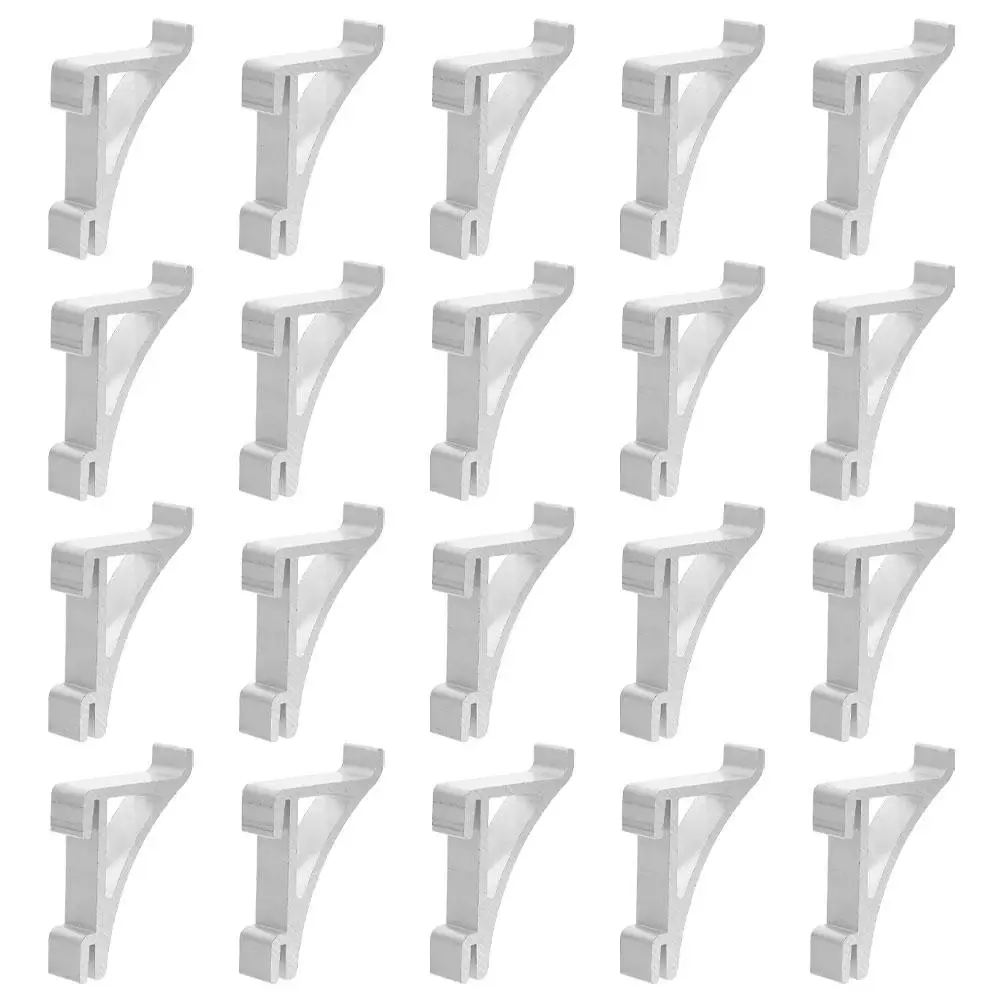 20 Pcs Freezer Hooks Refrigerator Shelf Clips Metal Shelving Commercial Bracket Durable Aluminum Space Saving Solution High Load
20 Pcs Freezer Hooks Refrigerator Shelf Clips Metal Shelving Commercial Bracket Durable Aluminum Space Saving Solution High Load