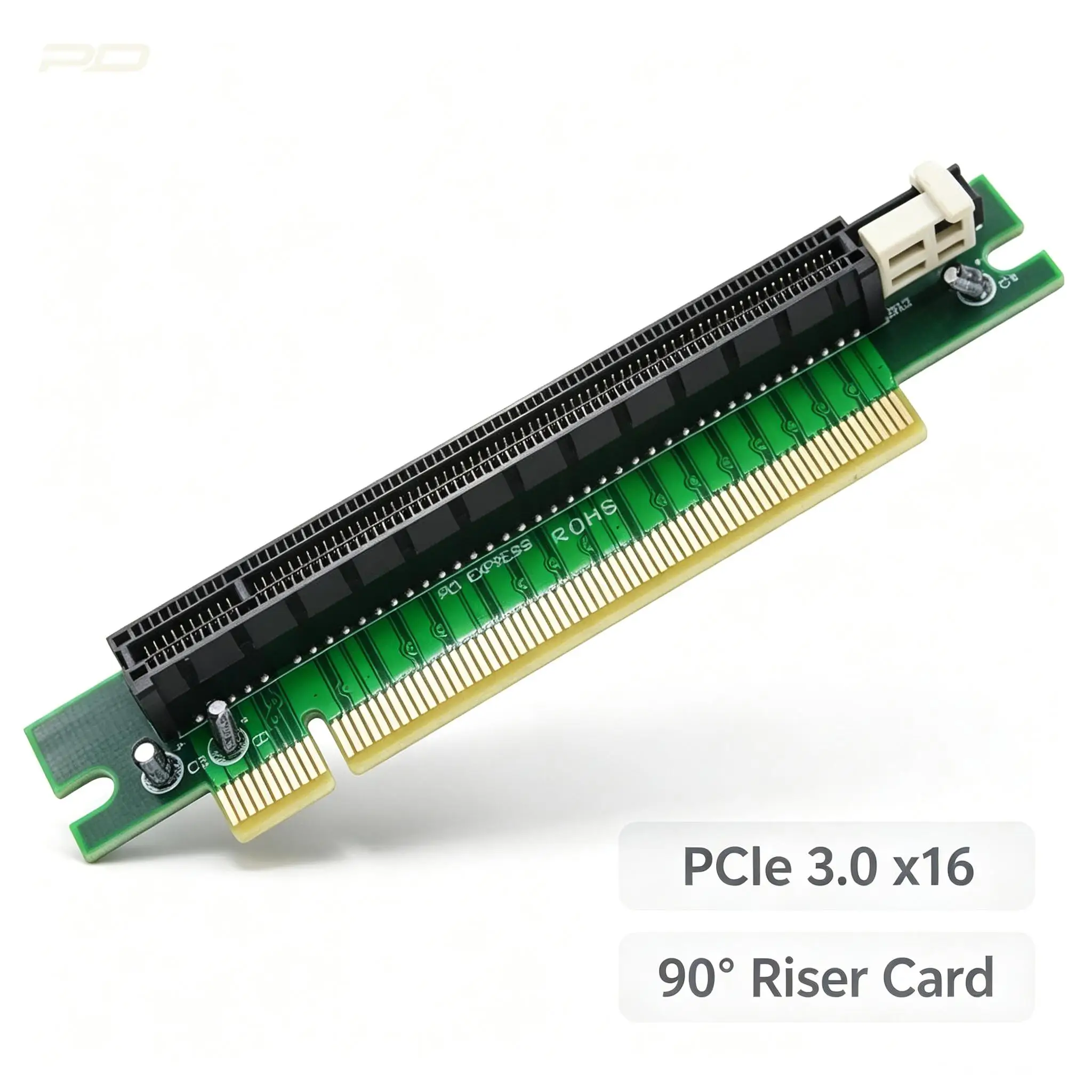 PCI-Express 16x Riser Card 90 Degree Right Angle Riser Adapter Card 1U 2U
PCI-Express 16x Riser Card 90 Degree Right Angle Riser Adapter Card 1U 2U