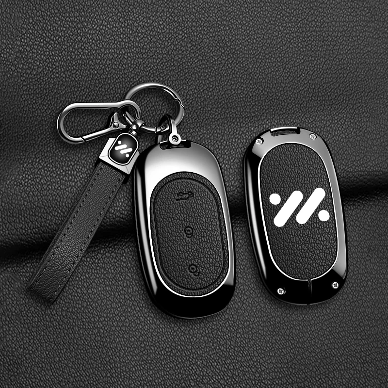 Car Zinc Alloy Leather Remote Key Case Cover For Zhiji LS6 LS7 LS9 L6 LS6 2026 Dynamic Protect Holder Shell Keychain Accessories
Car Zinc Alloy Leather Remote Key Case Cover For Zhiji LS6 LS7 LS9 L6 LS6 2026 Dynamic Protect Holder Shell Keychain Accessories