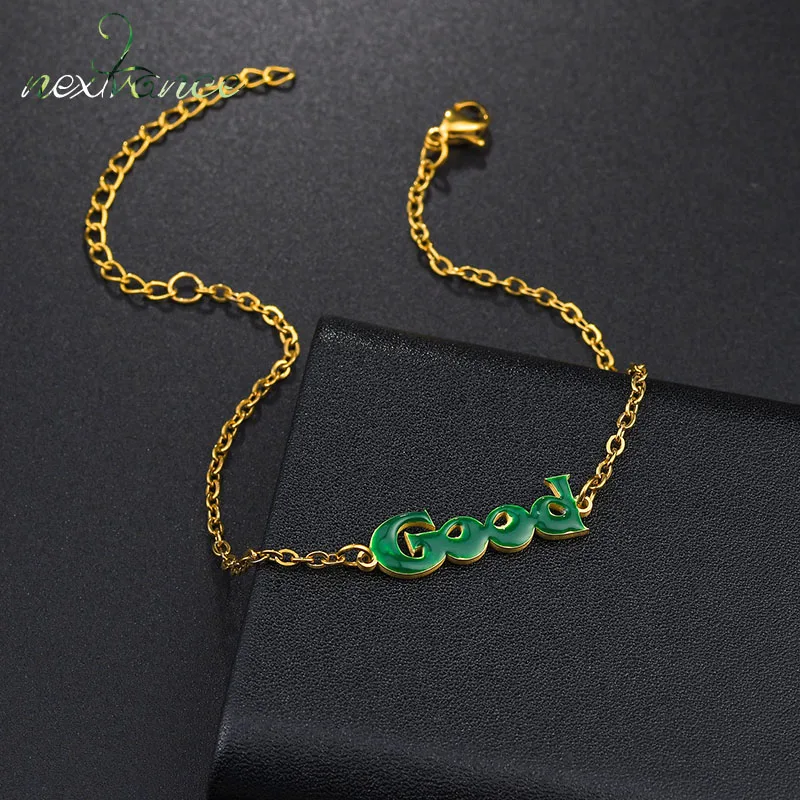 Nextvance Custom Name Bracelets Drop Oil 9 Colors Personalized Stainless Steel Nameplate Bracelet For Women Baby Jewelry Gifts
Nextvance Custom Name Bracelets Drop Oil 9 Colors Personalized Stainless Steel Nameplate Bracelet For Women Baby Jewelry Gifts