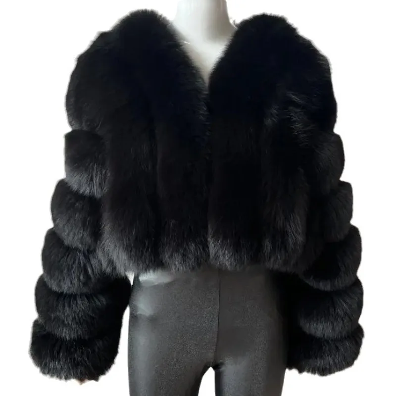European and American new imitation fox fur fur women's coat splicing short long sleeve fur imitation jacket women's clothing
European and American new imitation fox fur fur women's coat splicing short long sleeve fur imitation jacket women's clothing