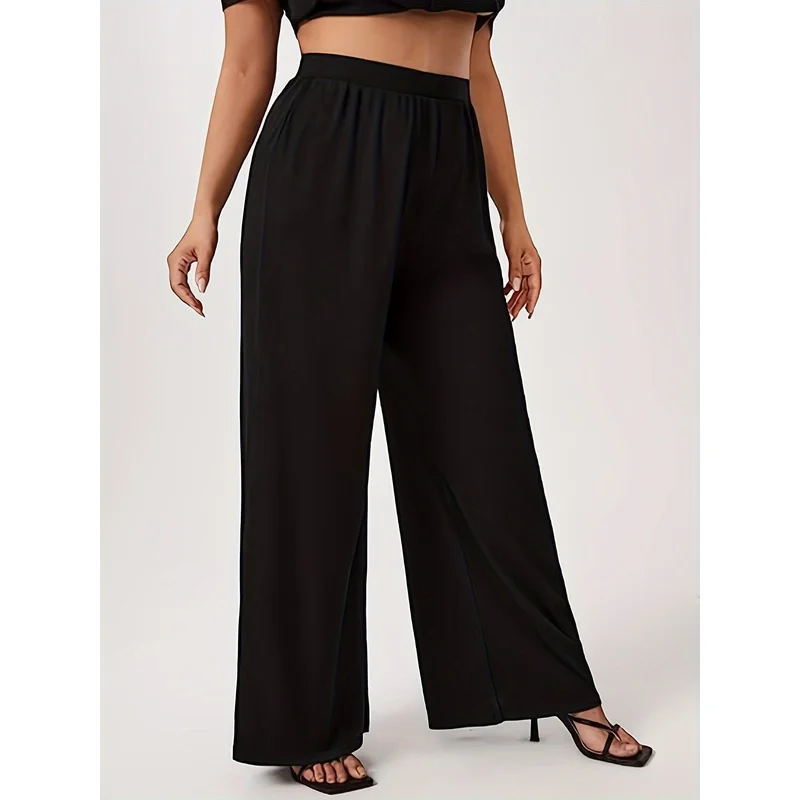 2026 Women’s Plus Size Regular Waist Slimming Straight Leg Pants
2026 Women’s Plus Size Regular Waist Slimming Straight Leg Pants