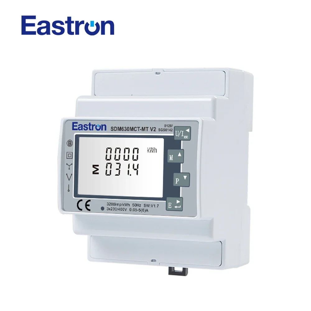 Eastron SDM630MCT-MT MID Approved CT & PT Operated Three Phase Modbus Bi-directional CT Meter
Eastron SDM630MCT-MT MID Approved CT & PT Operated Three Phase Modbus Bi-directional CT Meter