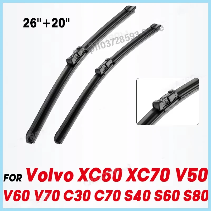Wiper Front Wiper Blades For Volvo XC60 XC70 V50 V60 V70 C30 C70 S40 S60 S80 Windshield Windscreen Window Brush 26''20''
Wiper Front Wiper Blades For Volvo XC60 XC70 V50 V60 V70 C30 C70 S40 S60 S80 Windshield Windscreen Window Brush 26''20''