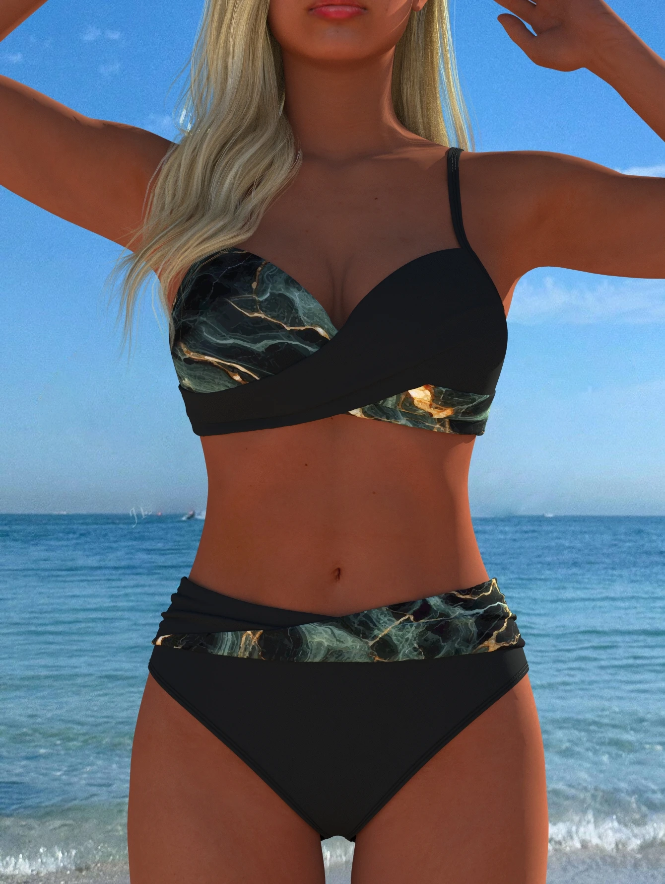 Women's Swimwear Swimming Suit Beach Outfits Summer Beach Festival Vacation Travel Sexy Luxury Modern Two Piece Set Bikinis
Women's Swimwear Swimming Suit Beach Outfits Summer Beach Festival Vacation Travel Sexy Luxury Modern Two Piece Set Bikinis