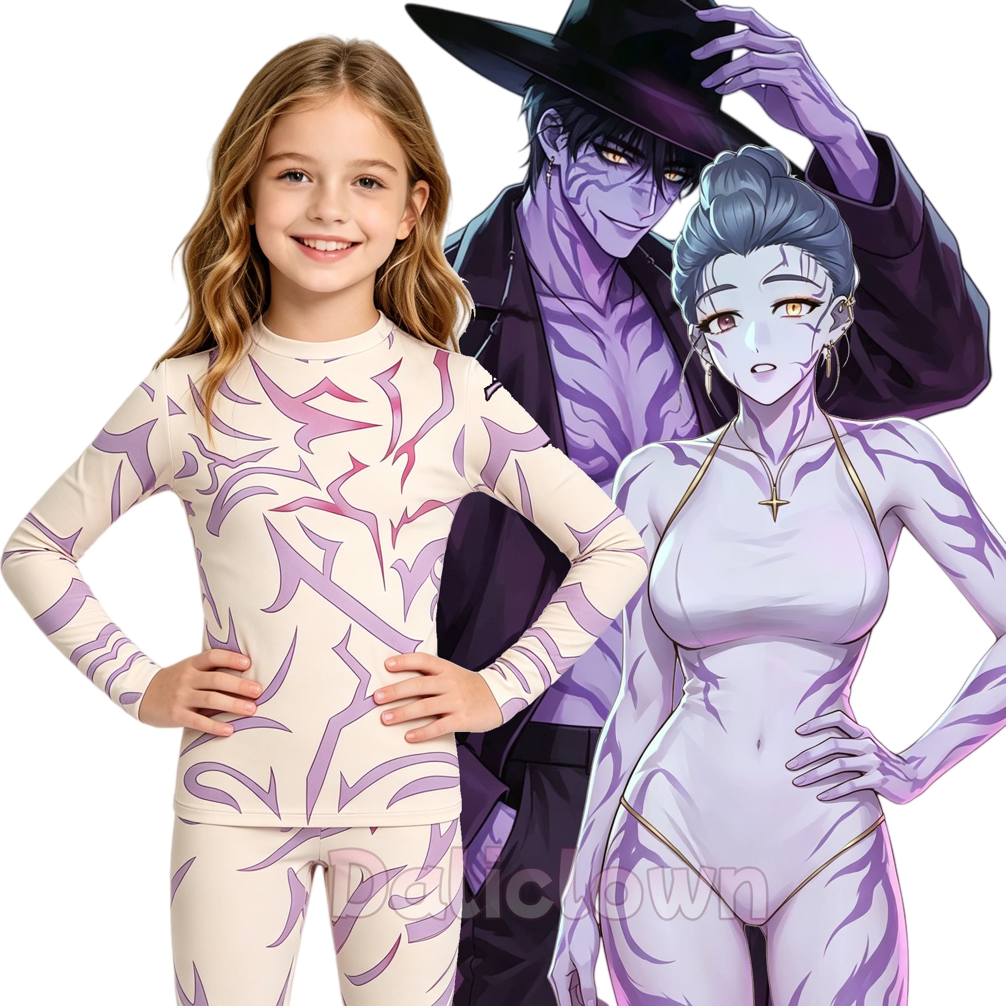 Cool Girl Demon Pop Cosplay Devil Tattoo Top Kid Golden Your Idol Tatoo Printed Shirt Underwear Halloween Pajama Clothes Costume
Cool Girl Demon Pop Cosplay Devil Tattoo Top Kid Golden Your Idol Tatoo Printed Shirt Underwear Halloween Pajama Clothes Costume