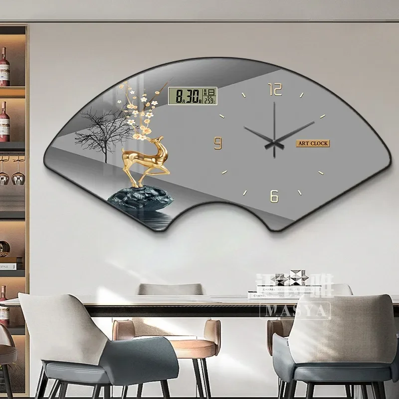 Perpetual calendar electronic clock wall clock Living room fan dining room decorative painting calendar clock hanging picture
Perpetual calendar electronic clock wall clock Living room fan dining room decorative painting calendar clock hanging picture