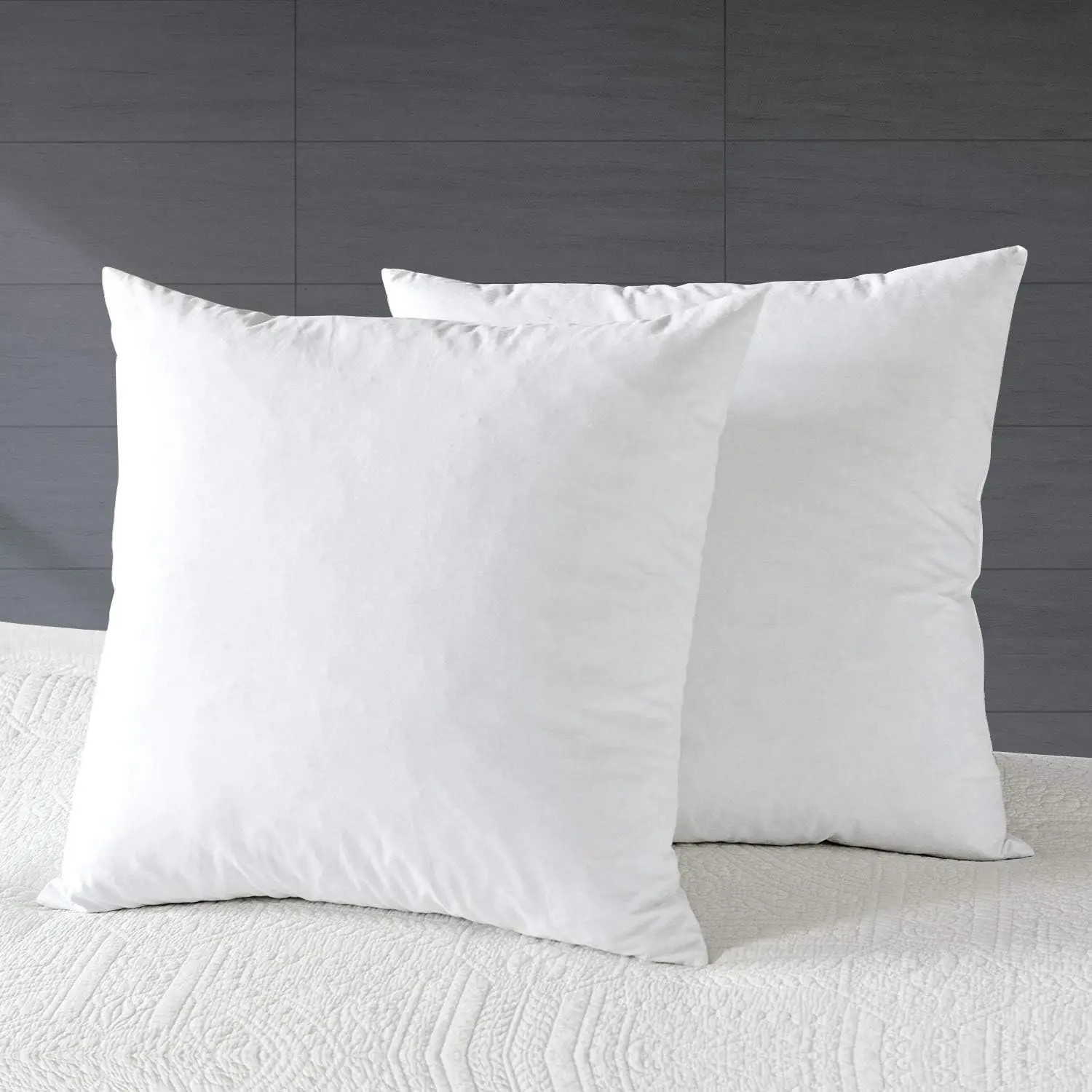 Organic 20X20 Feather Down Throw Pillow Inserts Set Of 2, 100% Cotton Fabric, Soft Fluffy Square Decorative Pillow Form Core
Organic 20X20 Feather Down Throw Pillow Inserts Set Of 2, 100% Cotton Fabric, Soft Fluffy Square Decorative Pillow Form Core