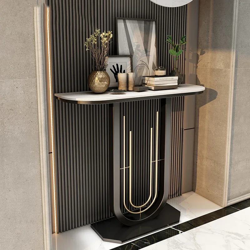 Modern Nordic Console Table Metal Midcentry Entrance Lobby Console Table Luxury Hallway Wohnzimmer Tisch Living Room Furniture
Modern Nordic Console Table Metal Midcentry Entrance Lobby Console Table Luxury Hallway Wohnzimmer Tisch Living Room Furniture
