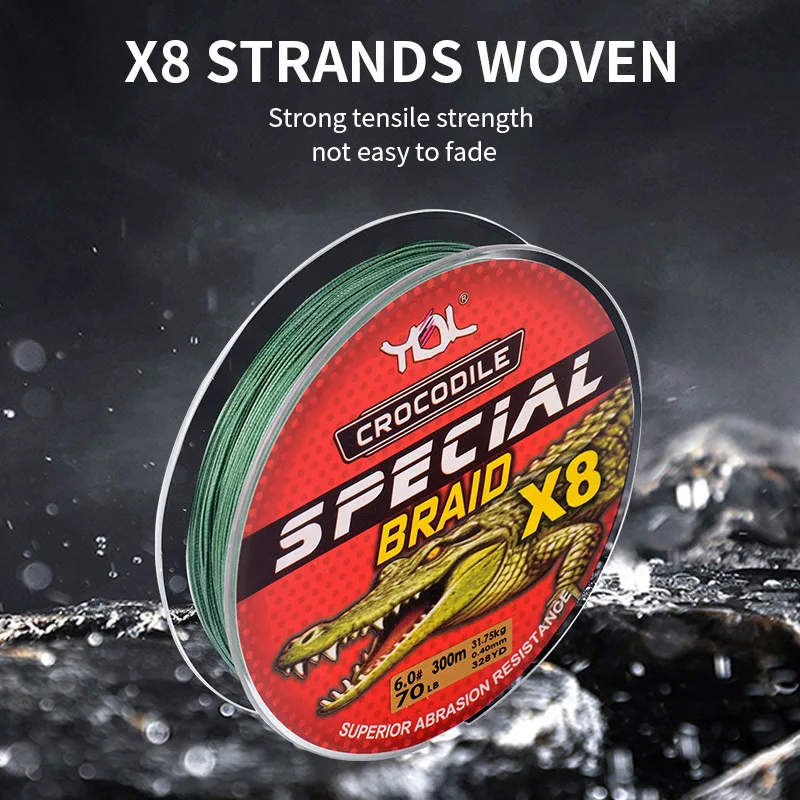8 Strands Blue Camo PE Line 300M High Strength Anti-Winding Durable Braided Wire for Saltwater Freshwater Fishing
8 Strands Blue Camo PE Line 300M High Strength Anti-Winding Durable Braided Wire for Saltwater Freshwater Fishing