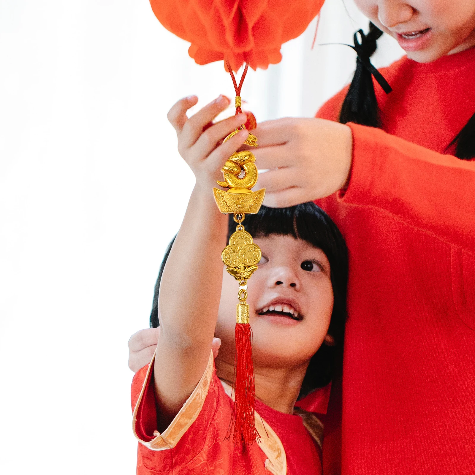 6pcs Gold plated Ingot Snake Pendant Tassel Decor Chinese New Year Hanging naments Festival Decorations Indoors Outdoors
6pcs Gold plated Ingot Snake Pendant Tassel Decor Chinese New Year Hanging naments Festival Decorations Indoors Outdoors