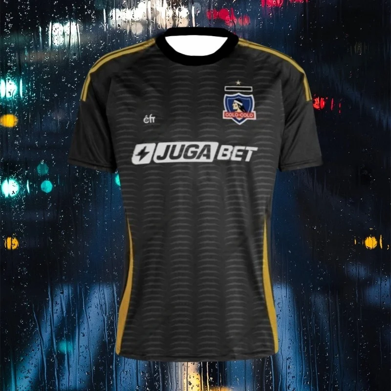3D 2025 FootballChile Colocolo футбольная форма, спортивная футболка из трикотажной ткани, дышащая футбольная футболка с короткими рукавами
3D 2025 FootballChile Colocolo футбольная форма, спортивная футболка из трикотажной ткани, дышащая футбольная футболка с короткими рукавами