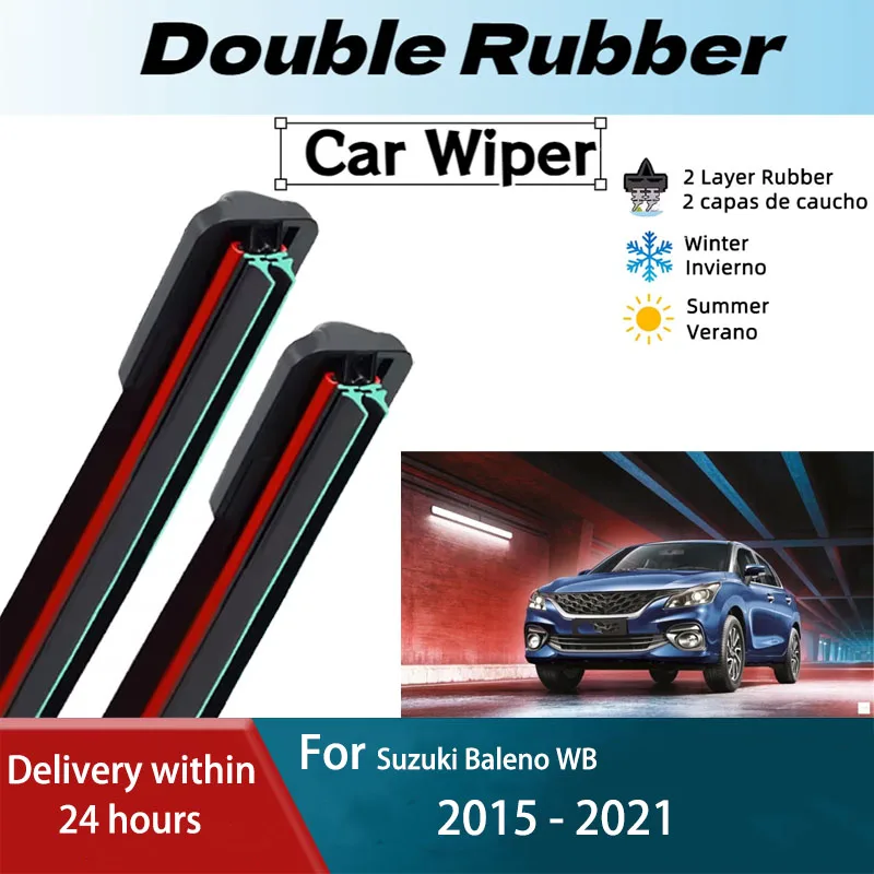 For Suzuki Baleno WB 2015 2021 LH Front Windshield Wiper Blades 2PCS Windscreen Accessories 2016 2017 2018 2019 2020
For Suzuki Baleno WB 2015 2021 LH Front Windshield Wiper Blades 2PCS Windscreen Accessories 2016 2017 2018 2019 2020