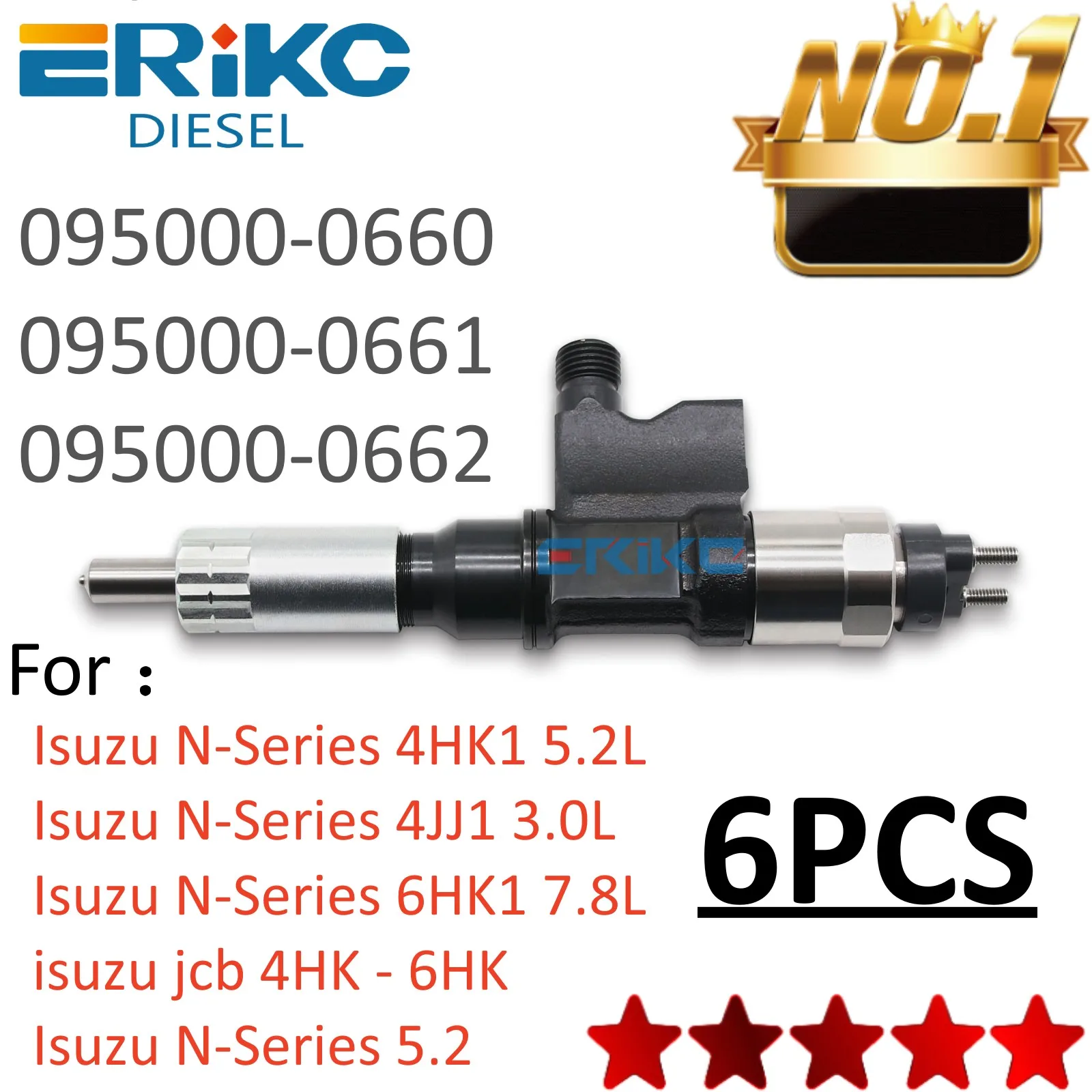 6шт 095000 -0660 095000 -0661 Форсунка Common Rail 095000 -0662 Автоматическая сборка двигателя для Denso Isuzu 6HK1 4HK1
6шт 095000 -0660 095000 -0661 Форсунка Common Rail 095000 -0662 Автоматическая сборка двигателя для Denso Isuzu 6HK1 4HK1