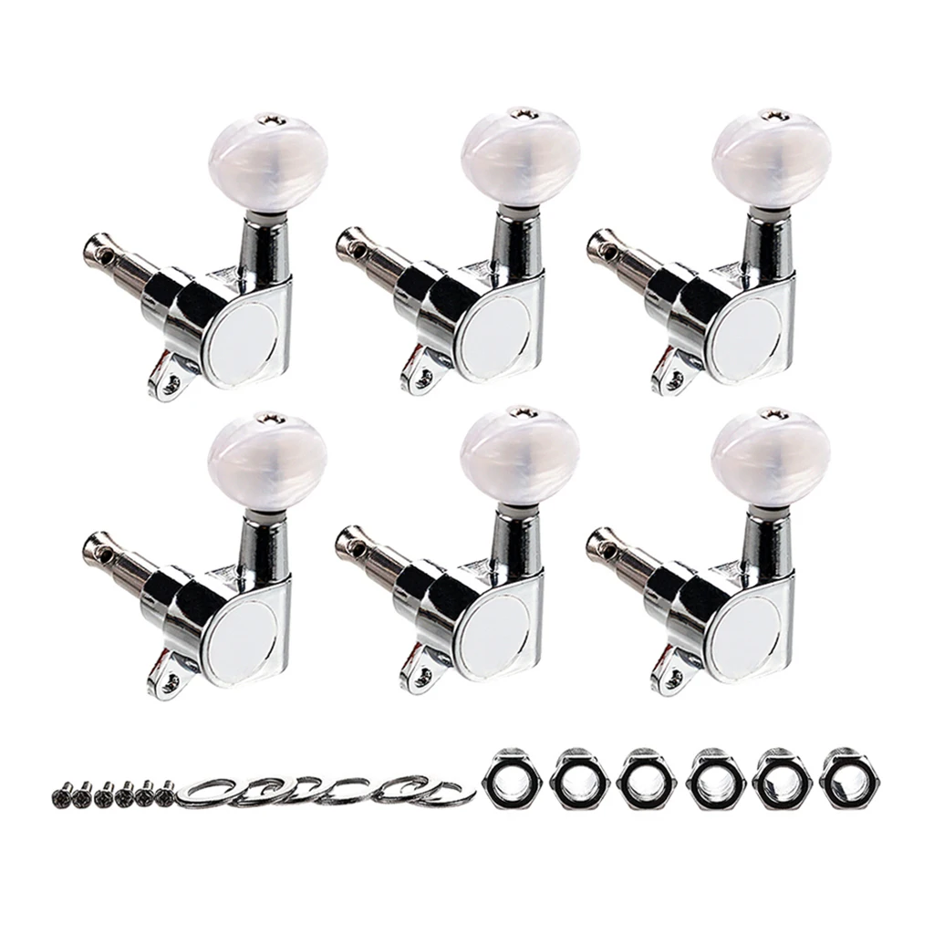 Precision 6L Guitar Sealed Tuners Tuning Pegs Machine Heads Set for Acoustic/Electric Guitar Replacement
Precision 6L Guitar Sealed Tuners Tuning Pegs Machine Heads Set for Acoustic/Electric Guitar Replacement