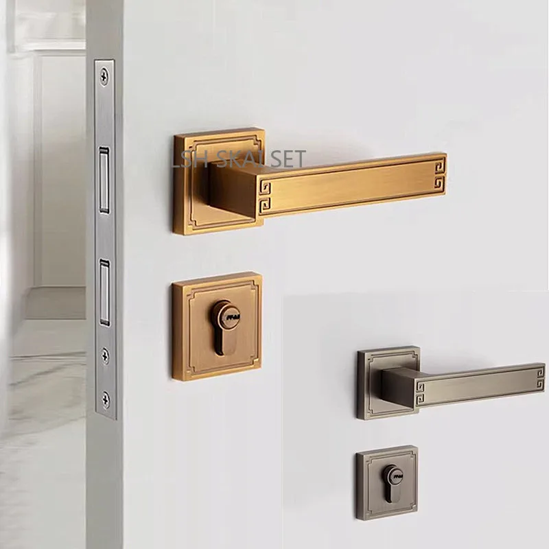 High-quality Magnetic Lock Ancient Zinc Alloy Security Door Locks Mute Indoor Bedroom Door Lock Home Hardware Door Accessories
High-quality Magnetic Lock Ancient Zinc Alloy Security Door Locks Mute Indoor Bedroom Door Lock Home Hardware Door Accessories