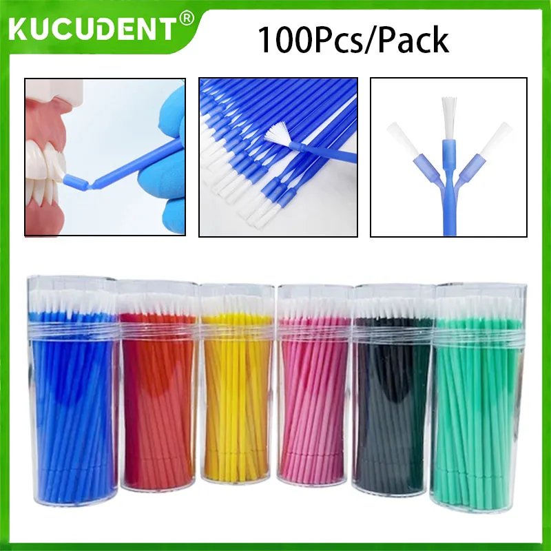 100pcs/Bottle Dental Long Micro Brush Bendable Disposable Applicators Brushes Dentistry Extension Tools Teeth Whitening Material
100pcs/Bottle Dental Long Micro Brush Bendable Disposable Applicators Brushes Dentistry Extension Tools Teeth Whitening Material