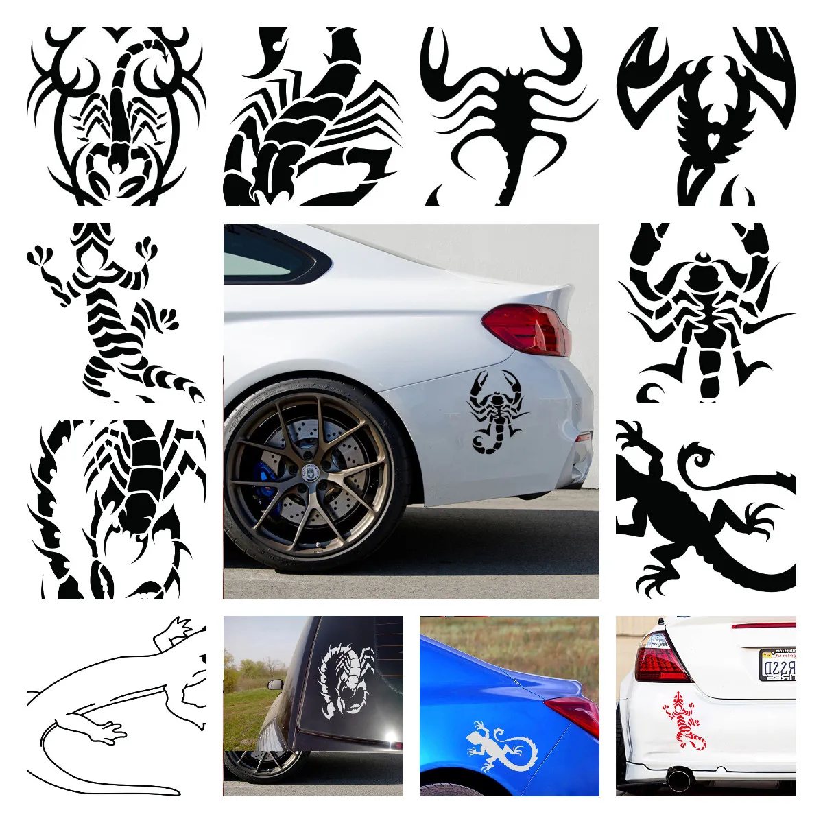 jpctScorpion personality fun waterproof car stickers cover scratches, car accessories decoration creative, suitable for all cars
jpctScorpion personality fun waterproof car stickers cover scratches, car accessories decoration creative, suitable for all cars