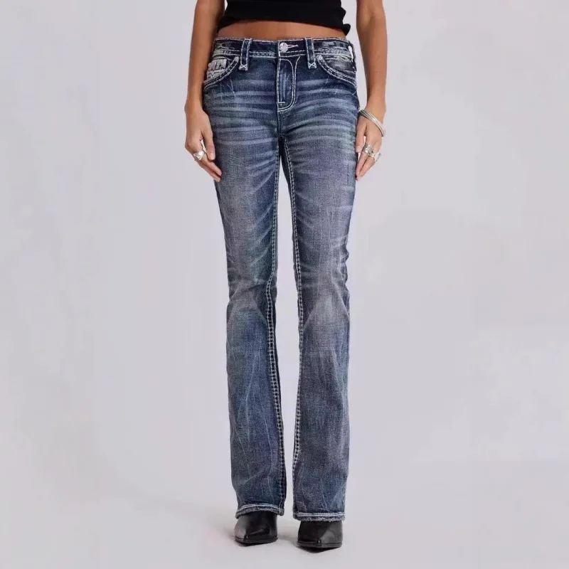 2025 New Jaded London Fashion Straight Jeans Heavy Embroidery Slim Stretch Washed Jeans Ladies
2025 New Jaded London Fashion Straight Jeans Heavy Embroidery Slim Stretch Washed Jeans Ladies