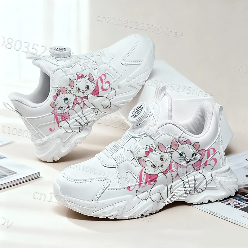 Детские повседневные кроссовки с мультяшным принтом «Кошка Мари», высококачественные, с вращающейся кнопкой, с поддержкой свода стопы, мягкие спортивные туфли, подарок для девочек
Детские повседневные кроссовки с мультяшным принтом «Кошка Мари», высококачественные, с вращающейся кнопкой, с поддержкой свода стопы, мягкие спортивные туфли, подарок для девочек